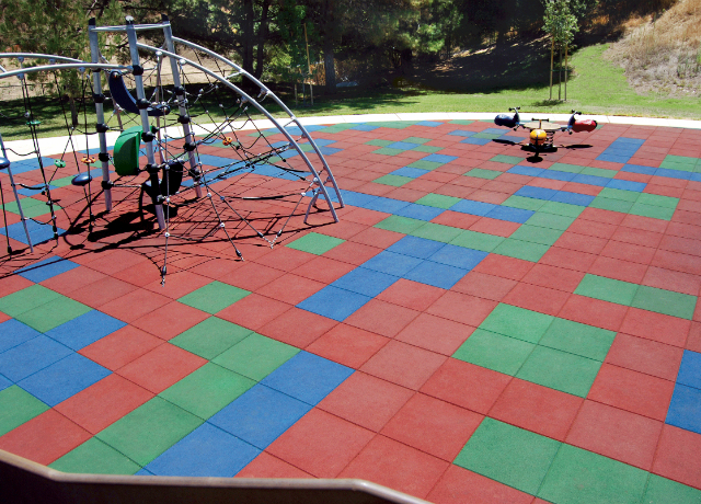 Rubber Playground Tiles