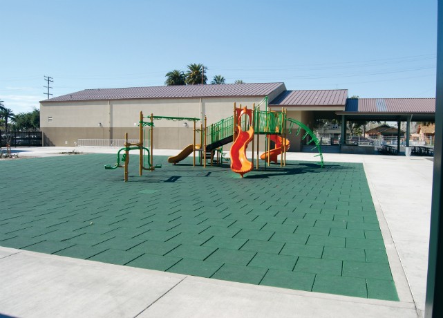 playground flooring at school
